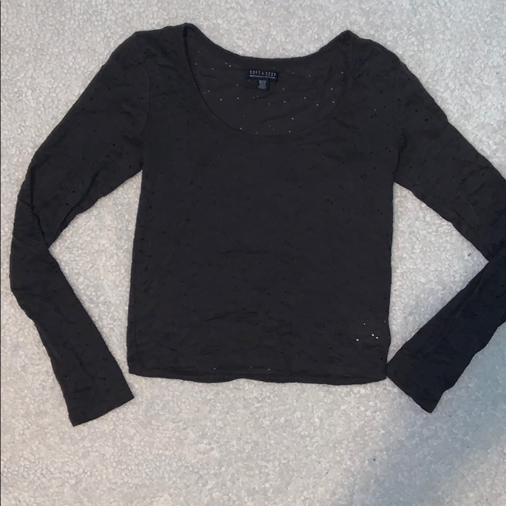 🌺Gray Casual Long Sleeve